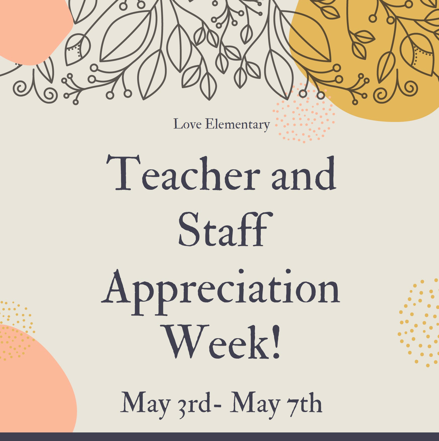 teacher and staff appreciation week 2021